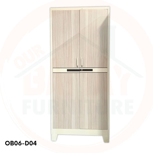 OB06-D04 Metal Steel Cabinet / Wardrobe | 2 Swing Door