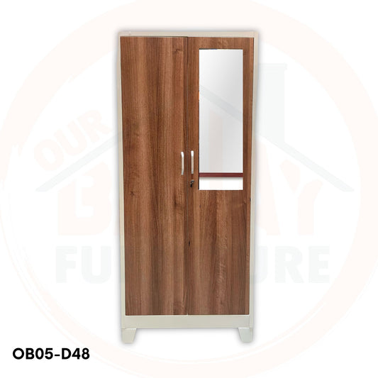 OB05-D48 Metal Steel Cabinet / Wardrobe | 2 Swing Door