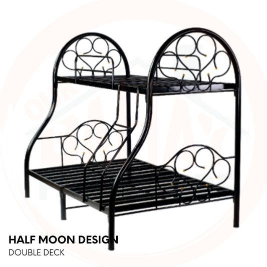Half Moon Double Deck Bed Frame