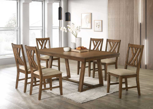 DS-4413 6-Seater Dining Set | Malaysian Wood