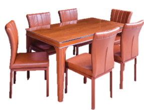 DT-294 6-Seater Dining Set | Metal Ceramic